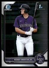 Robby Martin Jr. 2022 Bowman Chrome Prospect Colorado Rockies #BCP-43