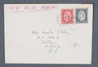 MayfairStamps St Vincent 1962 to St Lucia Queen Elizabeth II Pair Air Mail Cover