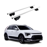 DachträGer GrundträGer FüR Kia Niro II 2022-2026 75Kg Stahl Silber 2 Tlg