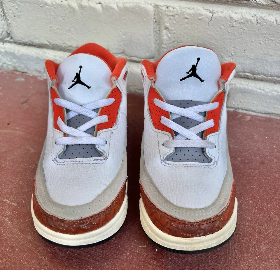 Nike Air Jordan 3 Retro SE TD Mars Stone Tenis DV7026-108 Talla 10C Cemento Foto 2 de 4