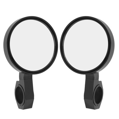 _UTV Side Rearview Mirrors Round Black Aluminum Alloy Adjustable For RZR 900 XP