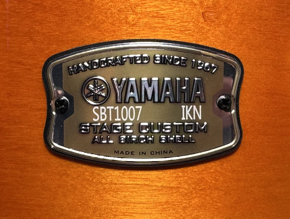 Yamaha Stage Custom Birch 10x7 montado Tom, ámbar miel Foto 2 de 4