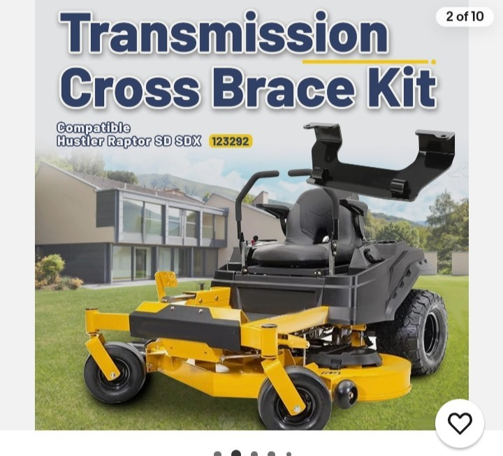 RRR♡ 123292 Transmission Transaxle Cross Brace Kit for Hustler Raptor