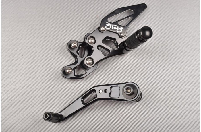 Commandes reculées ajustables GSXR 600 2006-2007 repose-pieds racing - 3