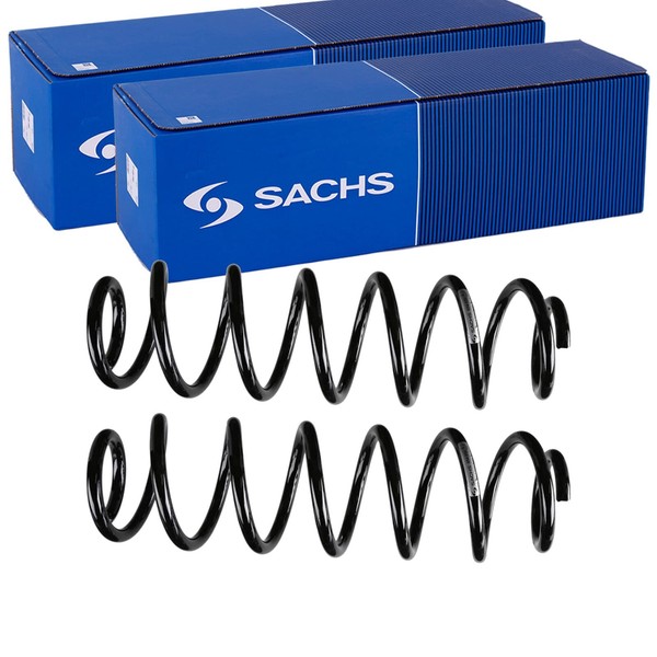 2X Sachs Fahrwerksfedern Hinten Passend FÜR VW Golf Links+Rechts-image