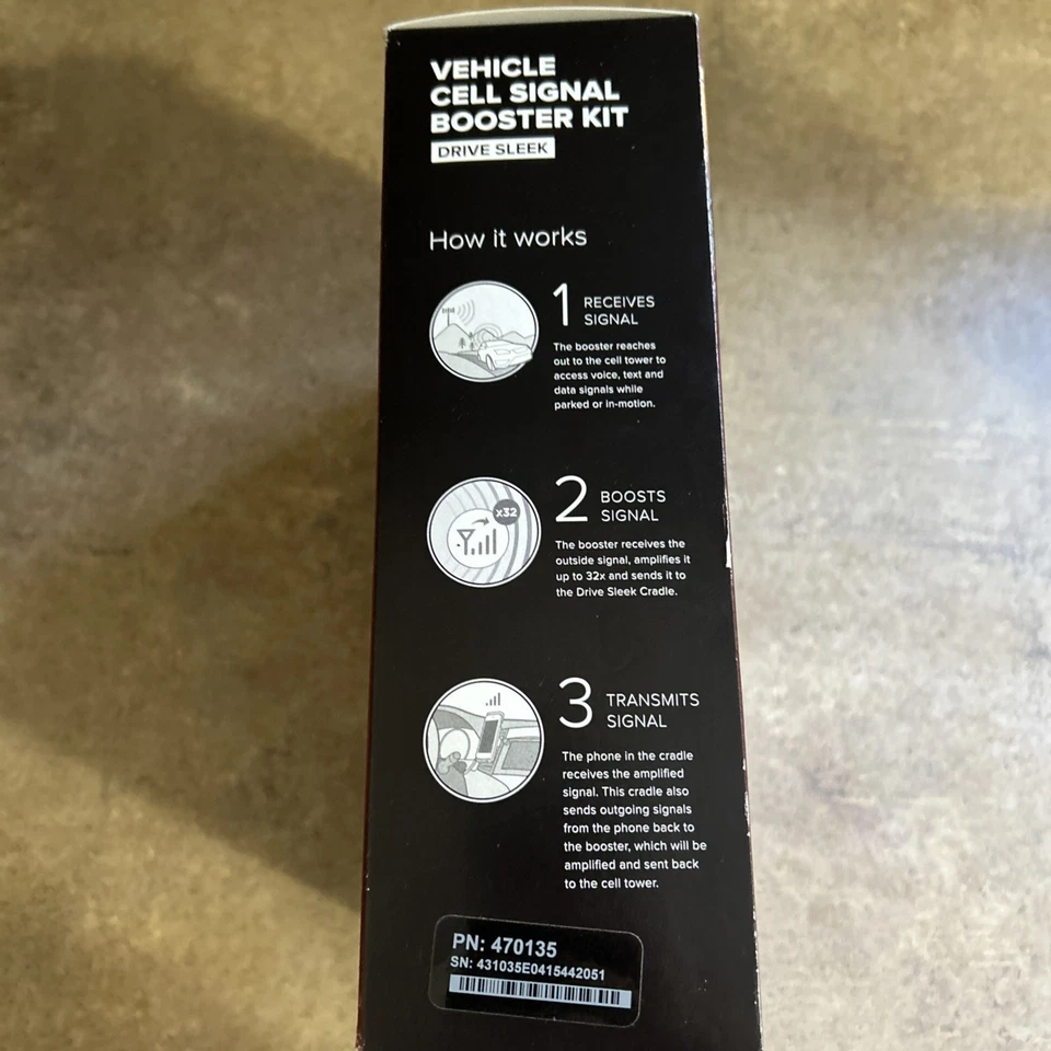 weBoost Drive Sleek 4G LTE Car SUV Mobil Cell Phone Signal Booster 470135 * NEW - Image 4 of 4