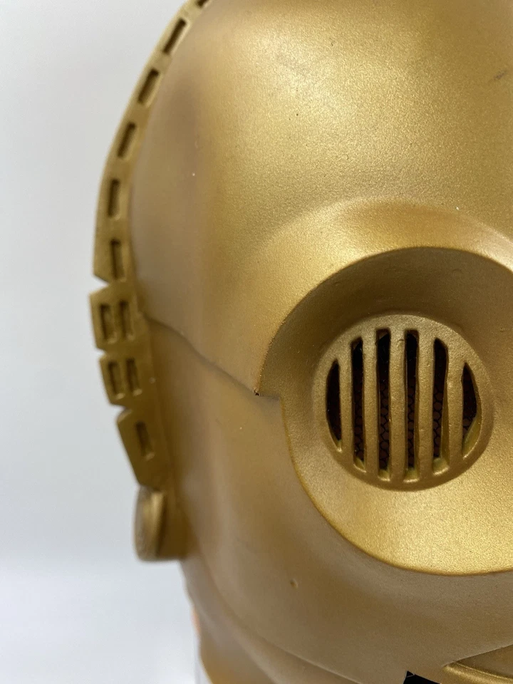 Máscara C-3PO Star Wars 4 de Mayo Películas Lucas 1995 Máscara de Halloween De Colección Foto 3 de 4