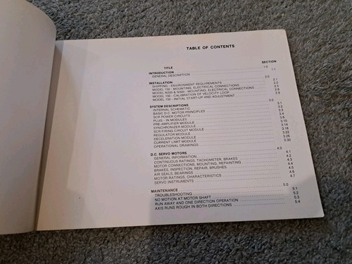 Gettys DC Controllers and Servo Motors Installation Maintenance Manual - 第 4/8 張圖片