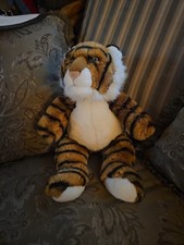 Tickles The Bengal Tiger Russ Berrie 16" Weighted Stuffed Animal Plush Vintage