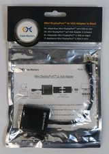 NEW Sealed Cable Matters Mini DisplayPort to VGA Adapter 101003 Black