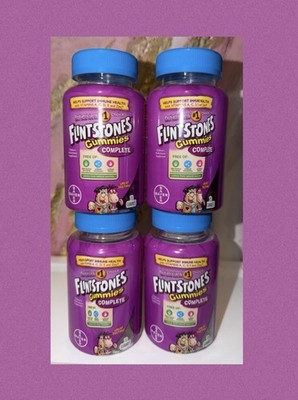 Flintstones Children's Complete Multivitamin Gummies, 70 Count, 4 Bottles