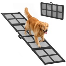 PawHut 191 x 50cm Dog Ramp for Car, Pet Stairs for Large Dogs, for SUVs