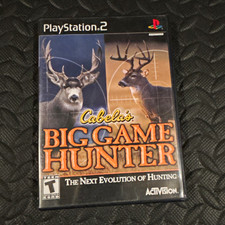 Activision Cabela's Big Game Hunter PS2 Hunting Game T w/ Case & Disc