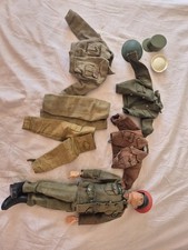 Product Image: Vintage 1960s ACTION MAN Figure with A Selection Of Clothes.