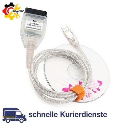 K+DCAN OBD USB-Interface Diagnosegerät INPA Ediabas kompatibel für BMW E Modelle
