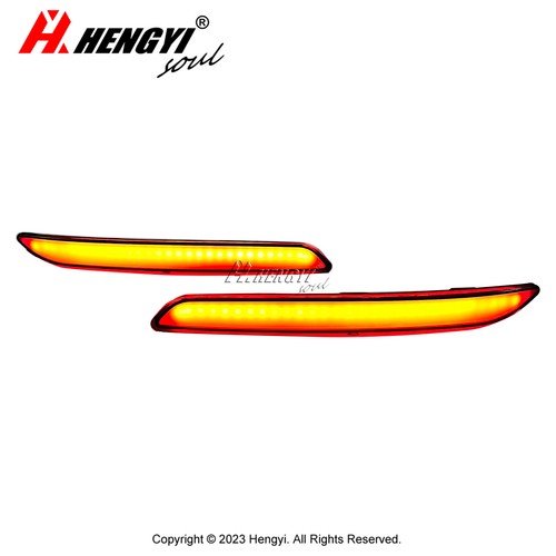 For Honda Accord 11TH GEN 23+ LED Rear Bumper Reflector Fog Light w/ Turn Smoke - Picture 4 of 4
