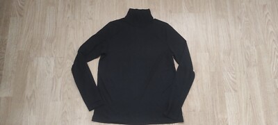 eseoese Shirt Gr.XS schwarz Cotton langarm
