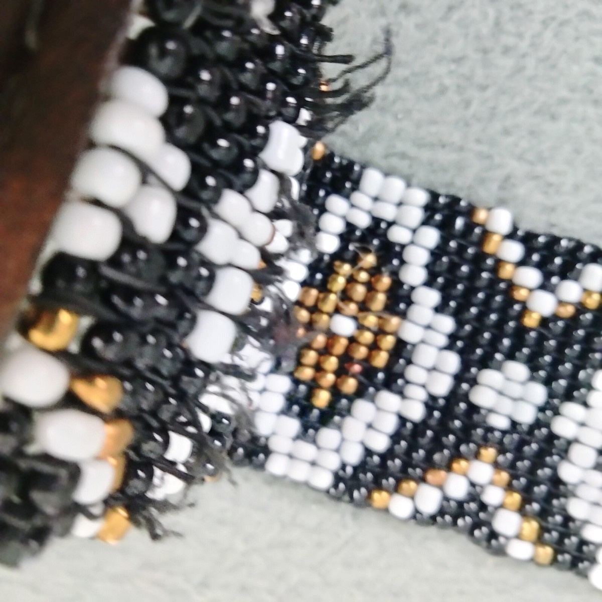 Black Southwestern Navajo Style Link Elastic Waist Belt NWT Navajo Southwestern Style Beaded & Metal Women main image 3