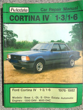 Ford Cortina Mk4 1.3 1.6 Autodata Manual 1976 to 1982 L GL S Ghia Crusader