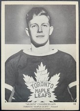 1939-40 OPC V301-1 Murph Chamberlain Signed Card Toronto Maple Leafs JSA Auto