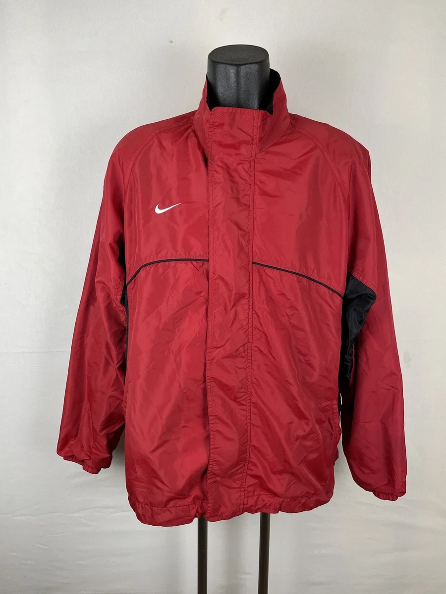Red windbreaker men sale