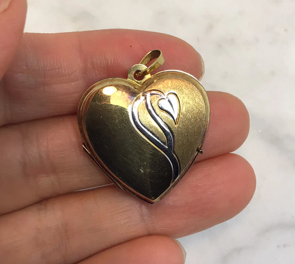 Love symbol gold lockets sale