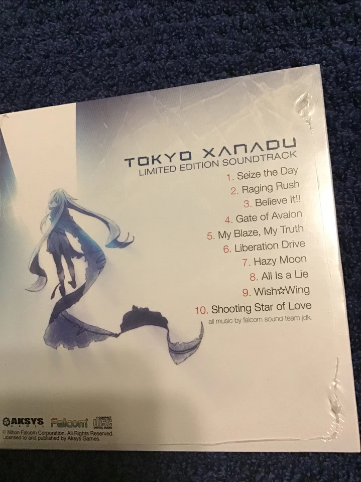 Tokyo Xanadu Soundtrack CD Falcom Sound Team Playstation Limited Edition NEW - Image 2 of 2