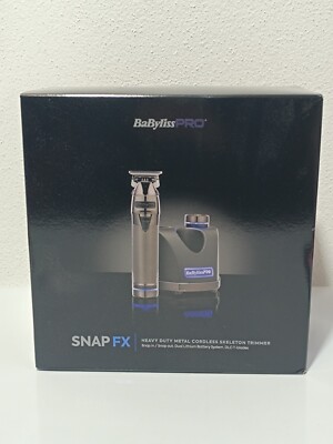 BaByliss Pro SnapFx Skeleton Trimmer BAB797U mit UK-EU Konverter -Schwarz_1.36_5
