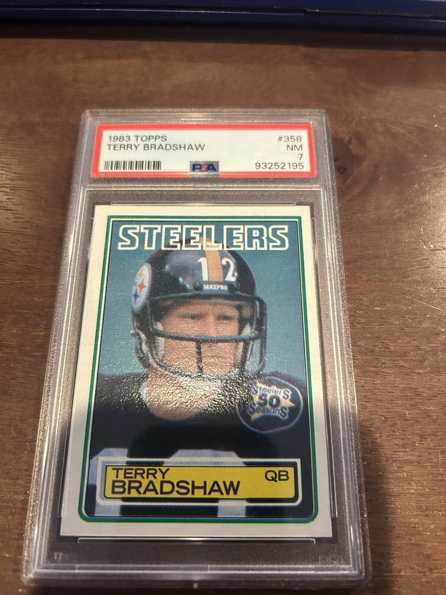 1983 Topps #358 Terry Bradshaw PSA 7 | eBay