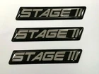 2 x STAGE 1, 2 or 3 CUSTOM TUNING STICKERS PRINTED & COATED WITH GLOSS DOMED GEL