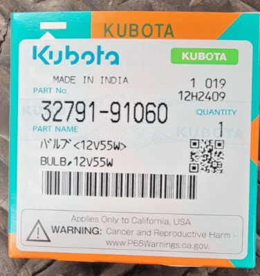 OEM KUBOTA LIGHT BULB PART NUMBER 32791-91060 | eBay