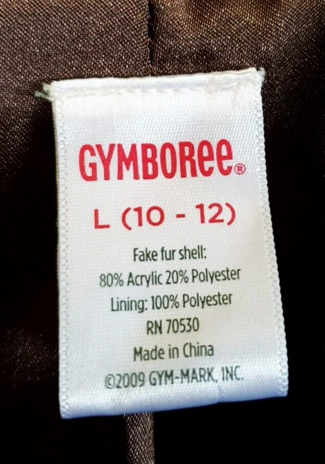 Gymboree Faux Fur Pink & Brown Leopard Size Large 10 - 12 - Image 4 of 4