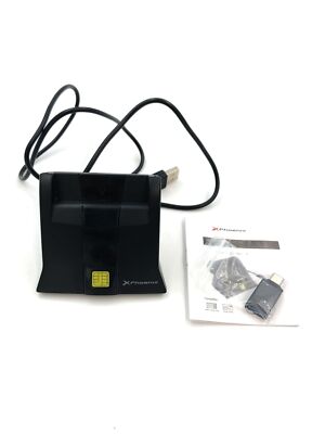 Phoenix Technologies Ausweis-Kartenleser USB Typ-C-Adapter, Smartcard Reader