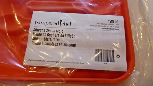 Pampered Chef Silikon Süßigkeiten Schokolade Keks Löffel Form 1518 versiegelt - Bild 4 von 4