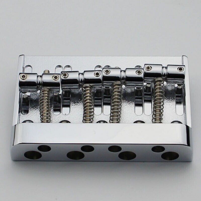 4 string bass bridge tailpiece 19mm spacing chrome BB031 SUNG-IL