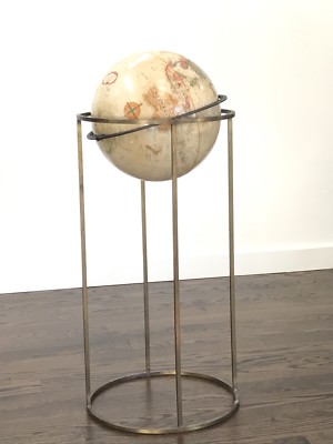 Mid Century Modern Vintage Paul McCobb Replogle World Globe On Brass ...
