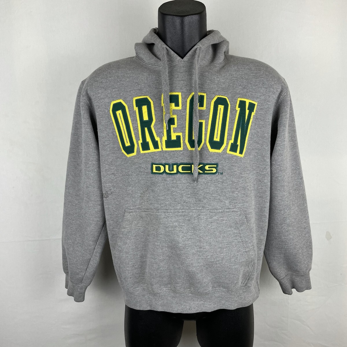 E5 Oregon Ducks Vintage College Hoodie Pullover Sweatshirt