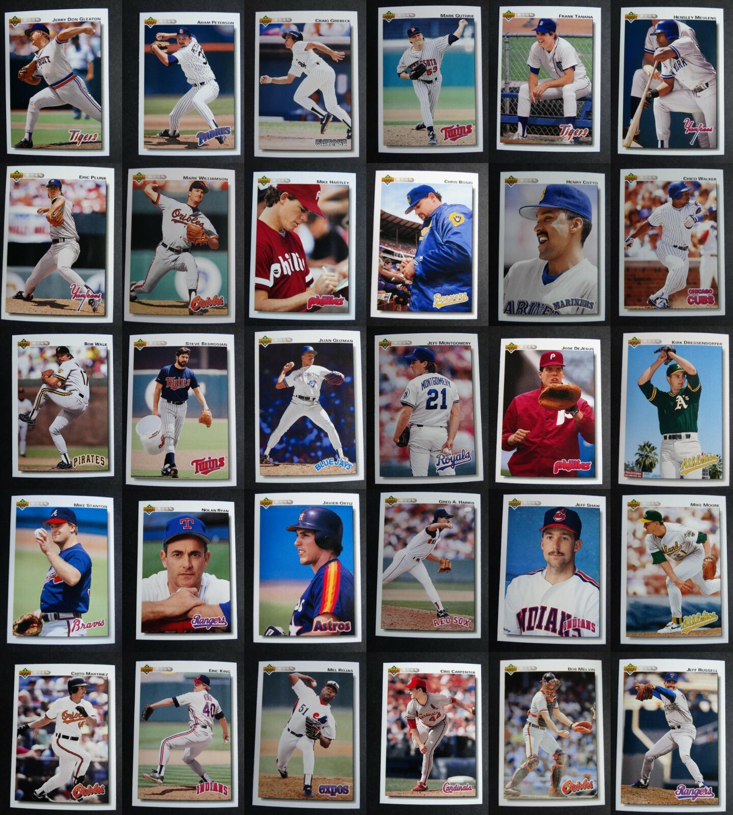 1992 Upper Deck Baseball Cards Complete Your Set You U Pick From List 601-700