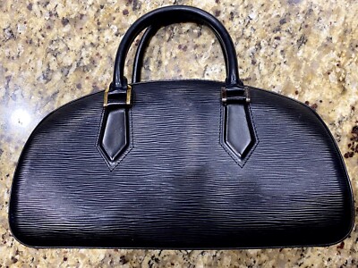 LOUIS VUITTON Epi Jasmin Black Hand Bag - Near Mint Condition