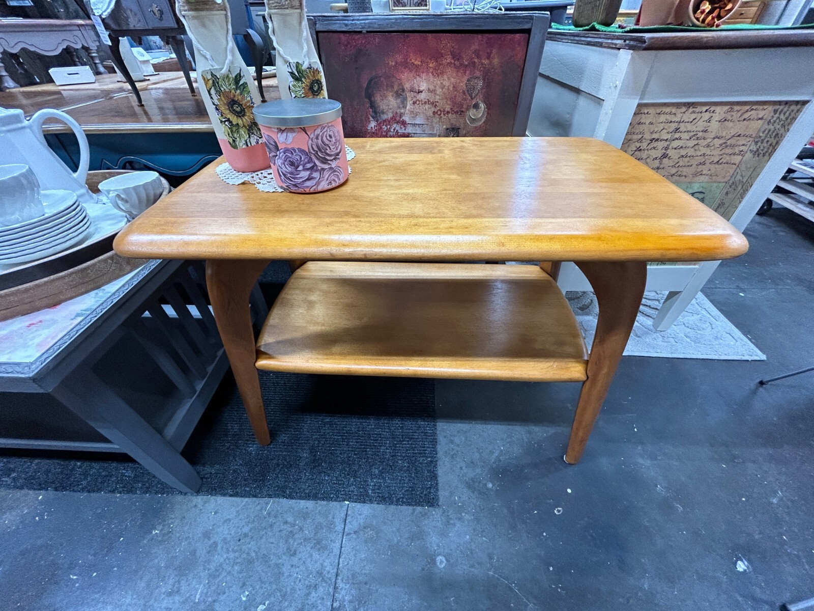 Mid-century Modern (MCM) Coffee Table, Maple/Birch, Heywood-Wakefield