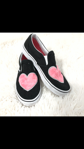 pink fuzzy vans