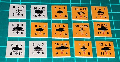 PanzerBlitz Extra Zähler & Szenarien, Allgemein V28#3 48 Zähler & 6 Szenario 