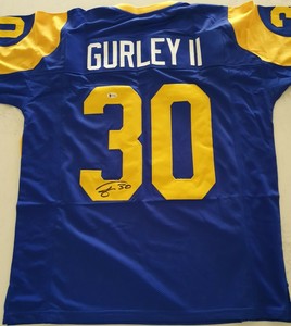 la rams custom jersey