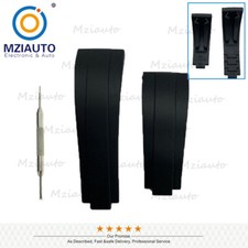 20mm For Rolex OysterFlex Daytona Submariner Yachtmaster Rubber Watch Band Strap