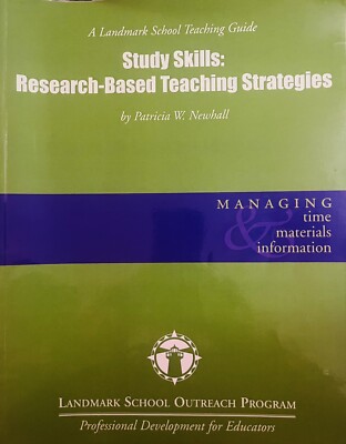 Study Skills: Research-Based Teaching Strategies