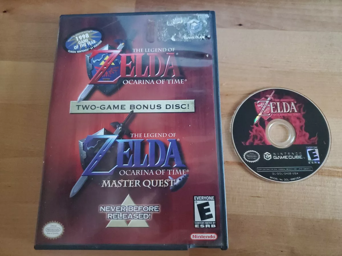 Zelda Ocarina of Time Master Quest Manual Only NO GAME Nintendo GameCube  Legend