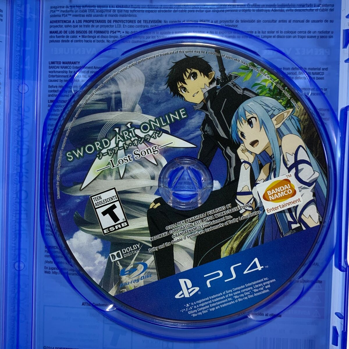  Sword Art Online: Lost Song - PlayStation 4 : Bandai