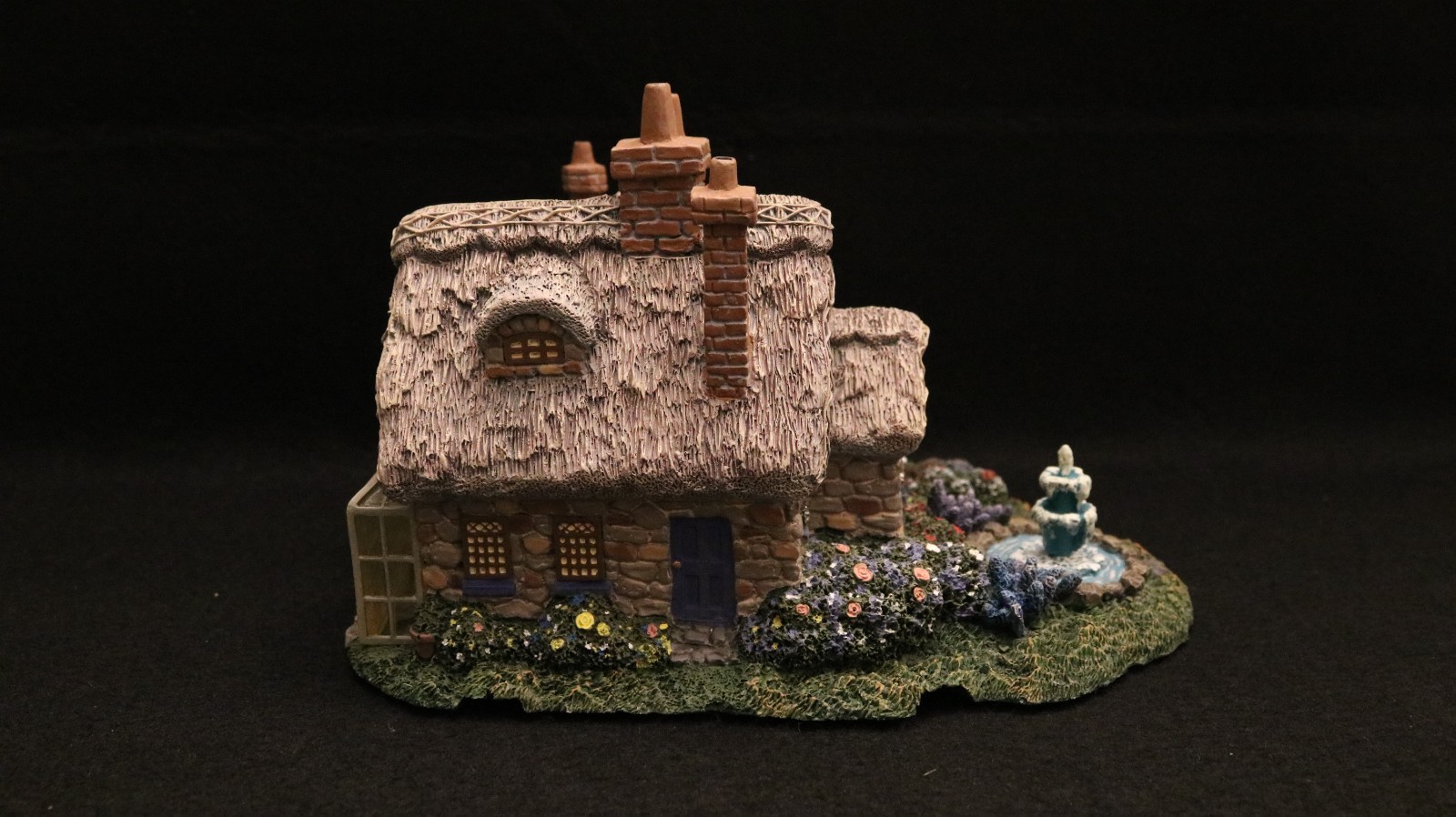 Thomas Kinkade Hawthorne Seaside Village Everett's Flower Shop w COA & Light Kit