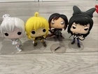 POP Animation: RWBY Lot Of 4. No Boxes Broken Pieces