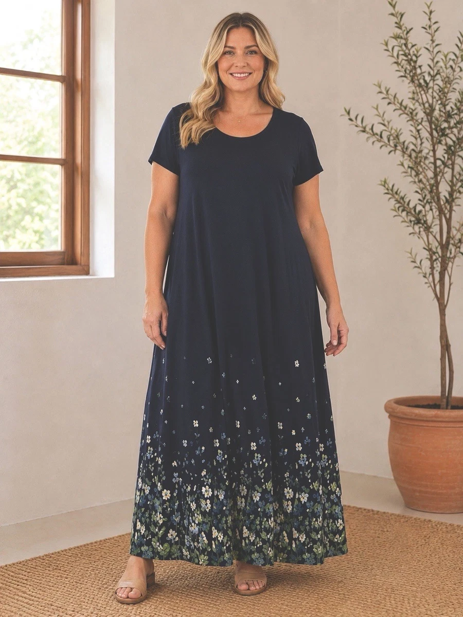 Cotton Plus Size Dresses for Women for Sale - eBay